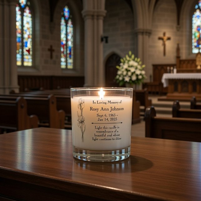 In Loving Memory Favor Candle – “Light This Candle (Creator Uploaded)