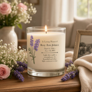 In Loving Memory Favor Candle – “Light This Candle