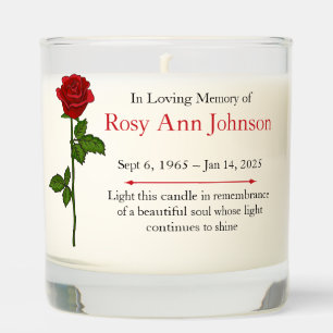 In Loving Memory Favor Candle – “Light This Candle