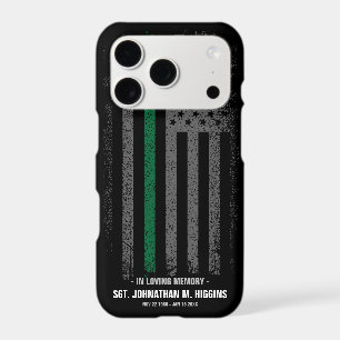 In Loving Memory FireFighter Thin Red Line Flag Ca iPhone 17 Pro Case