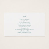 In Loving Memory Floral Memorial Card (Back)