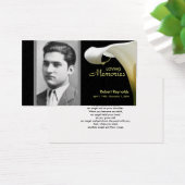 In Loving Memory Floral Memorial Card (Desk)