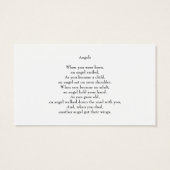 In Loving Memory Floral Memorial Card (Back)