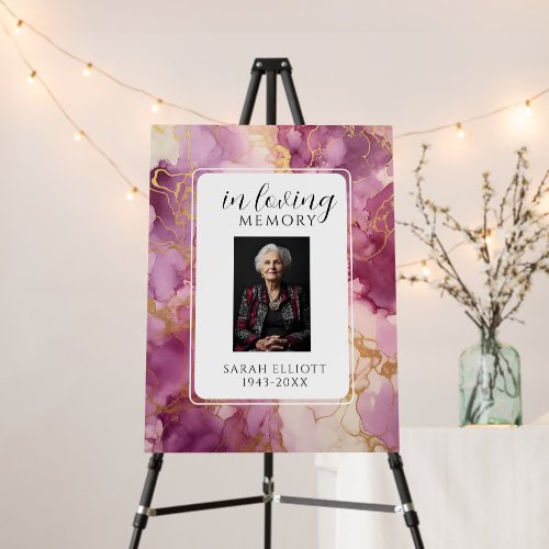 In Loving Memory Foam Board with Photo | Personali