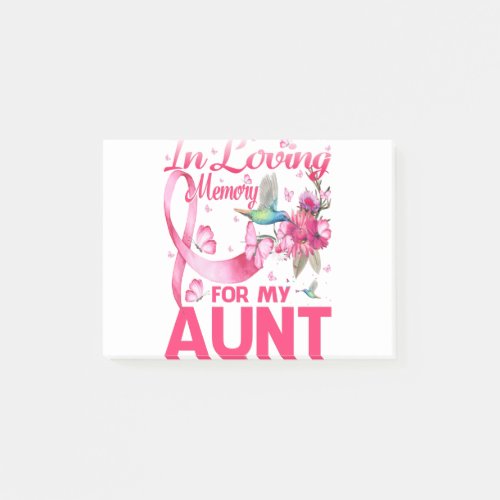 In Loving Memory For My Aunt Post_it Notes