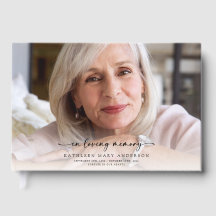 In Loving Memory Full Photo Funeral