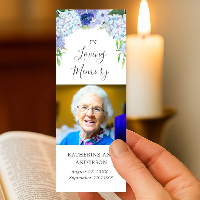 In Loving Memory Funeral Bookmark (Creator Uploaded)