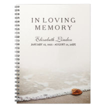In Loving Memory | Funeral Guestbook | Beach