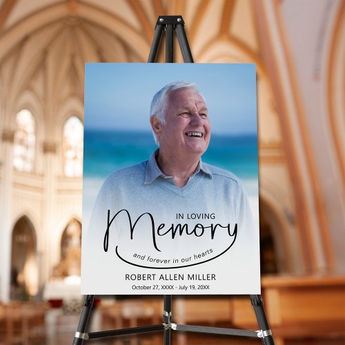 In Loving Memory Funeral Memorial  Foam Board