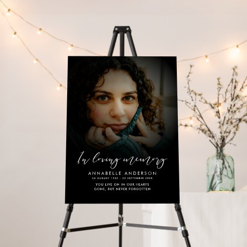 In Loving Memory Funeral/Memorial Modern Tribute