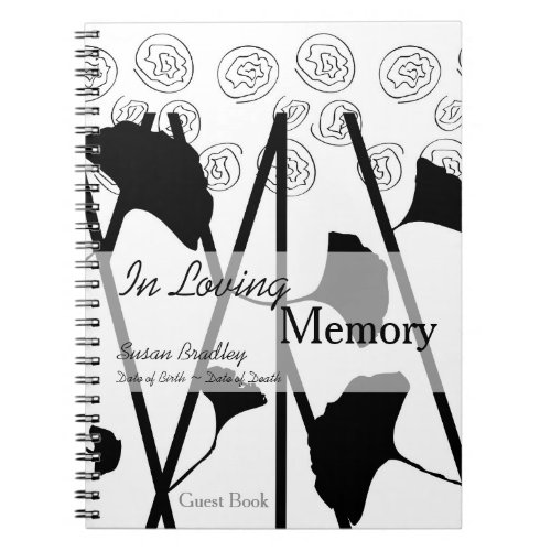 In Loving Memory Ginkgo 2 Memorial Guest Book