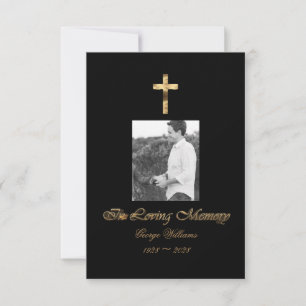 In Loving Memory Golden Cross Death Anniversary