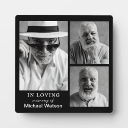 In Loving Memory Grandpa Funeral Memorial Keepsake Plaque