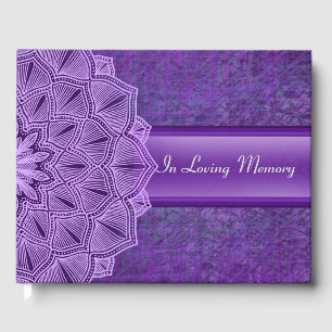 In Loving Memory Guest Book: Funeral Guest Book