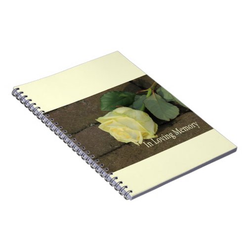 In Loving Memory  guestbook Notebook