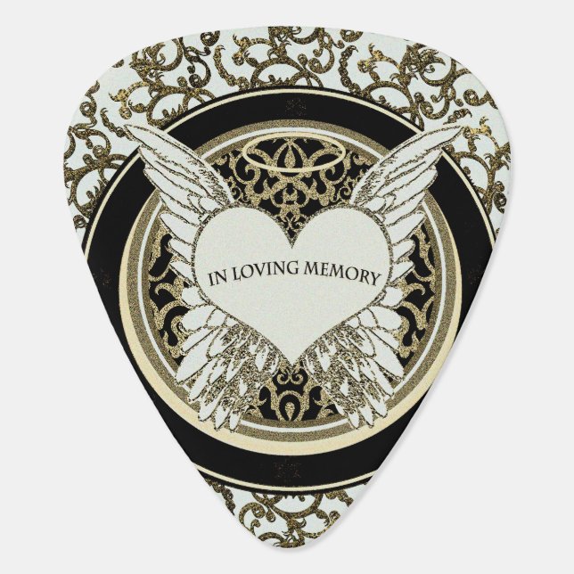 In Loving Memory Guitar Pick (Back)