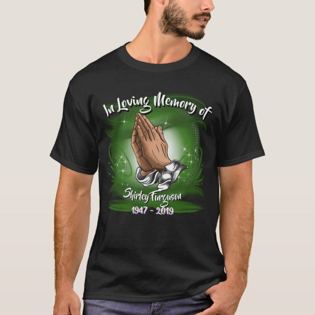 In loving memory  hands personalized  T-Shirt (Front)