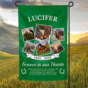 In Loving Memory Horse Memorial Garden Flag