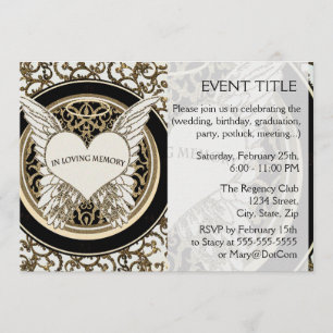 In Loving Memory Invitation