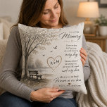 In Loving Memory Keepsake Design Throw Pillow