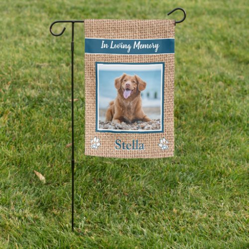 In Loving Memory _ Keepsake Memorials Pet Loss Dog Garden Flag