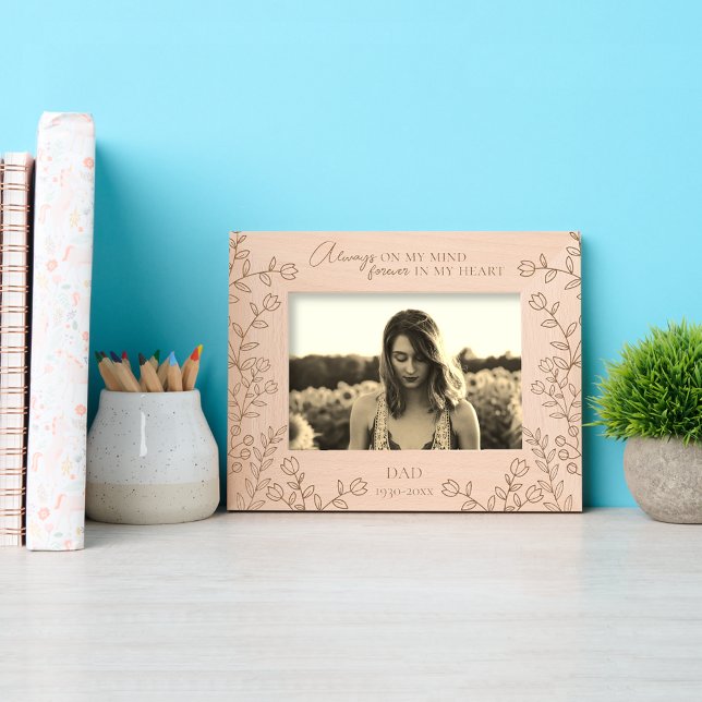 In Loving Memory Keepsake Personalized Memorial Engraved Frames (Creator Uploaded)