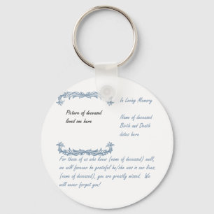 In Loving Memory Keychain