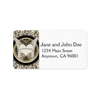 In Loving Memory Shipping, Address, & Return Address Labels | Zazzle