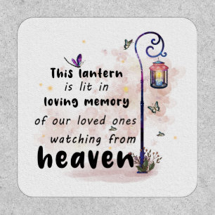 In Loving Memory Lantern Memorial Patch