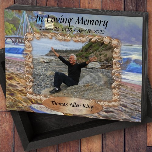 In Loving Memory Los Muertos Beach 786 Wooden Box Sign