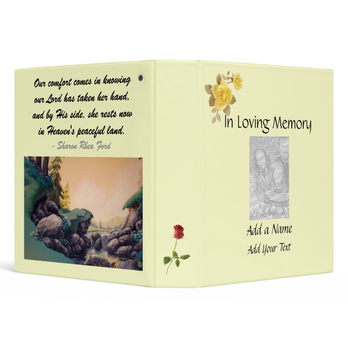 In Loving Memory Memorial Binder by SRF