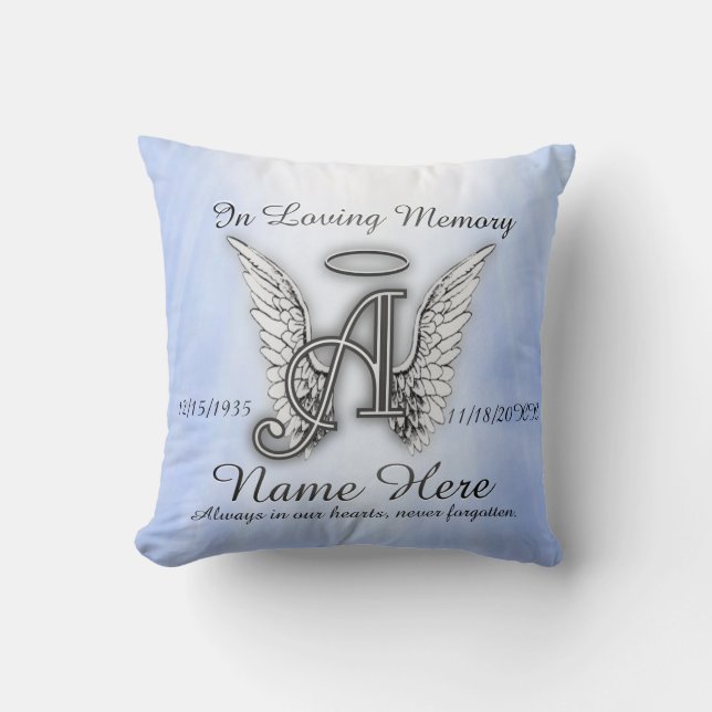 In Loving Memory Memorial Comfort Throw Pillow (Front)