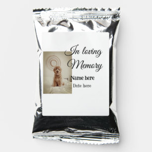 In loving memory memorial keepsake add pet name coffee drink mix