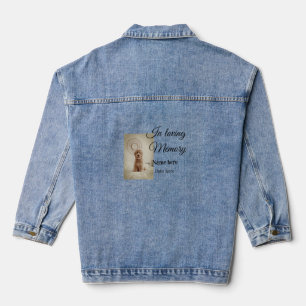 In loving memory memorial keepsake add pet name denim jacket