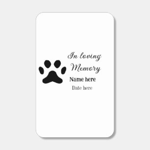 In loving memory memorial keepsake add pet name matchboxes
