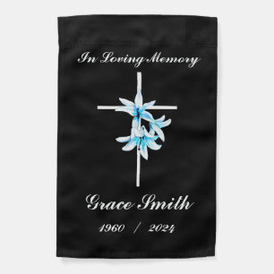 In Loving Memory Memorial Keepsake Garden Flag