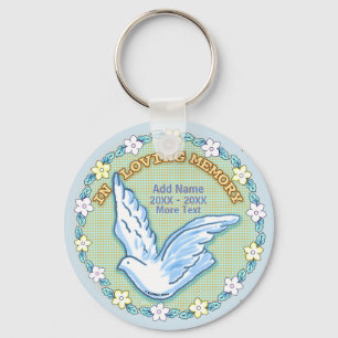 In Loving Memory Memorial keychain