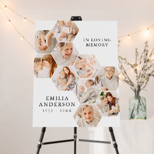 In Loving Memory Memorial Modern 10 Photos Foam Board