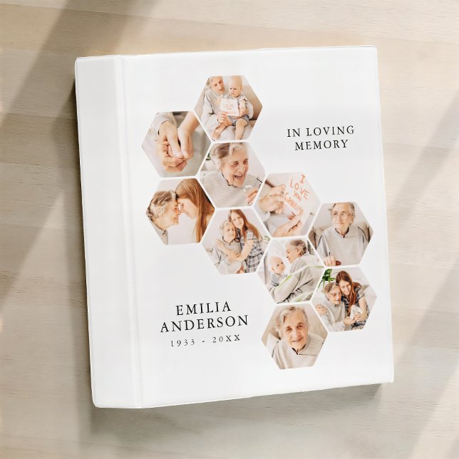 In Loving Memory Memorial Modern 10 Photos Mini Binder (Creator Uploaded)