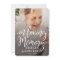 In Loving Memory Memorial Modern Simple Photo Card