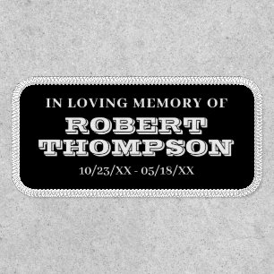 In Loving Memory Memorial Patch