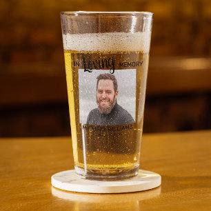 In Loving Memory Memorial Personalized Photo Glass