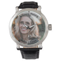 In Loving Memory Memorial Photo Birth Death  Watch
