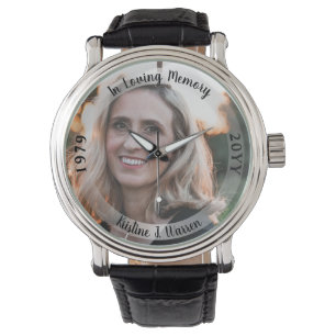 In Loving Memory Memorial Photo Birth Death Watch