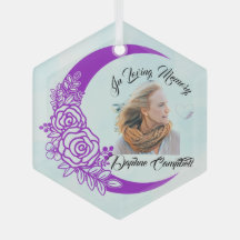 In Loving Memory Memorial Photo Ornament