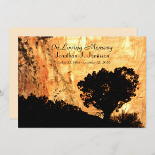 In Loving Memory Memorial Service, Lone Tree Invitation