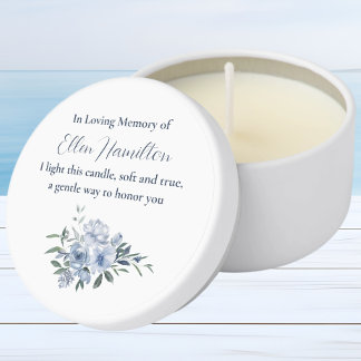 In Loving Memory Memorial Service Mini Candle Favors