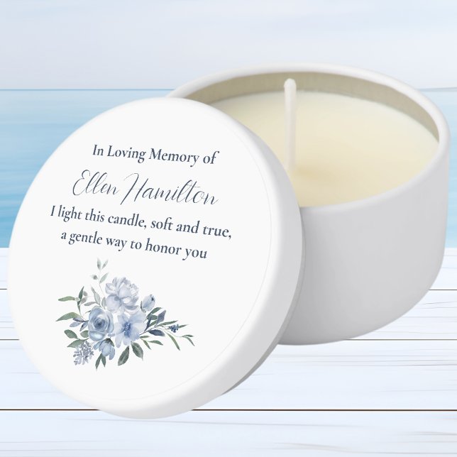 In Loving Memory Memorial Service Mini Candle Favors (Creator Uploaded)