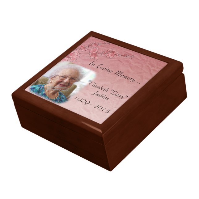 In Loving Memory Memorial Trinket Box (Side)