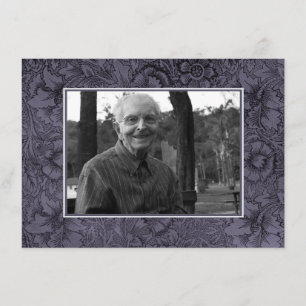 In Loving Memory Memoriam Death Notice Photo Invitation
